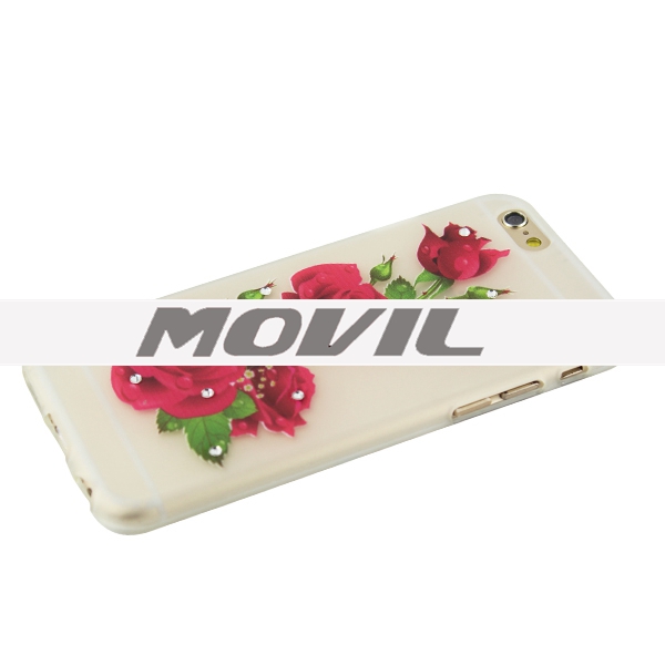 NP-2554 Funda TPU con diamante para iPhone 6-4